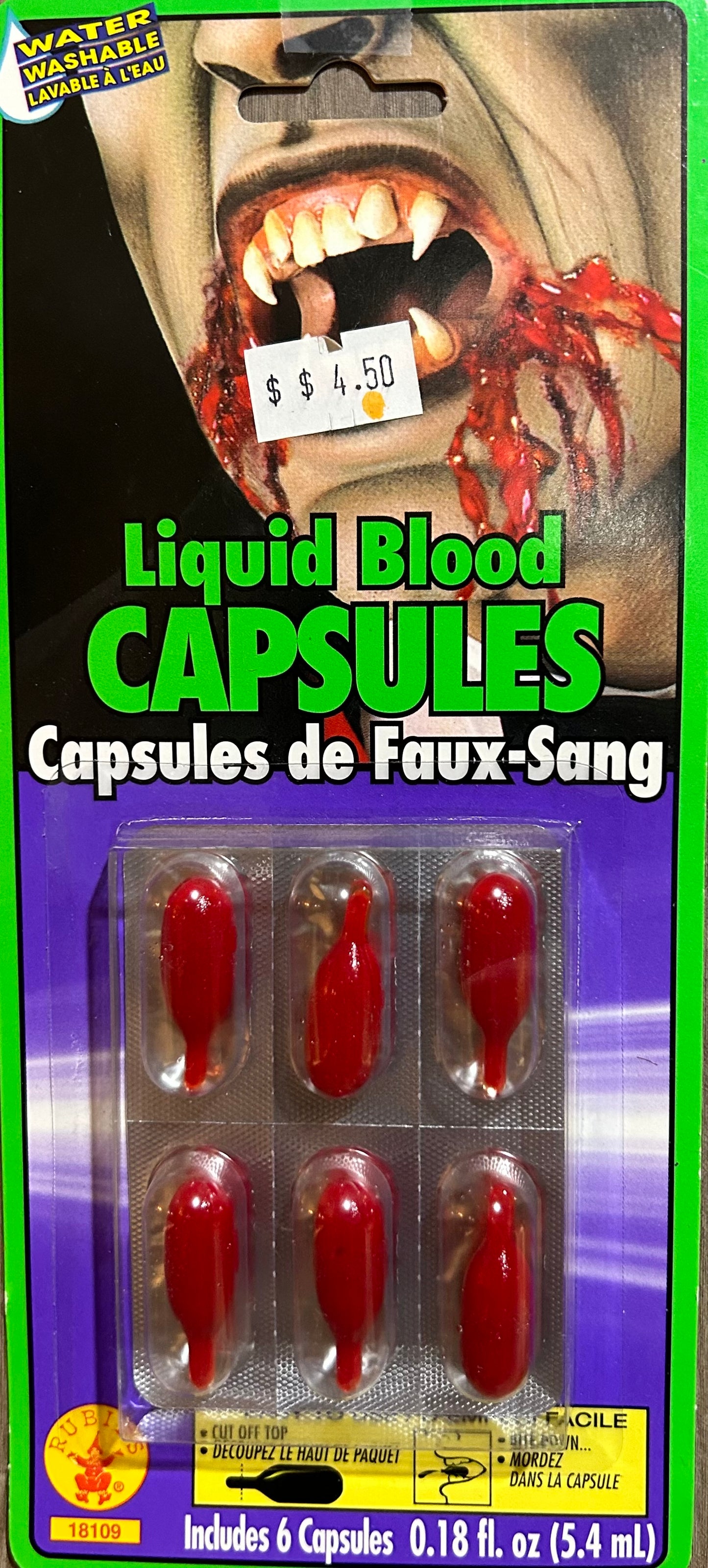 Vampire Blood & Teeth Assortment