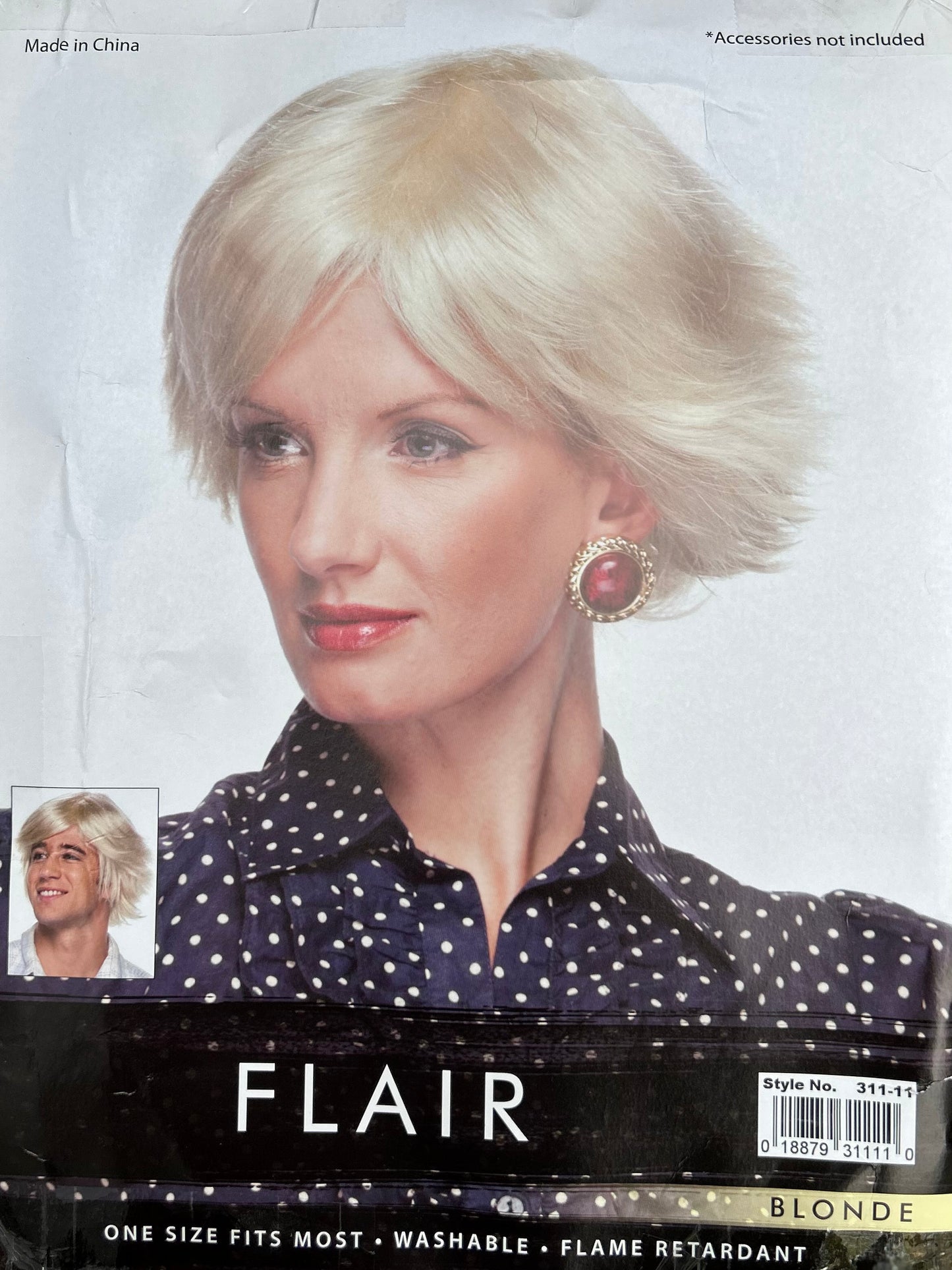 Flair Blonde Character Wig 311-11 - MISS LESTER'S