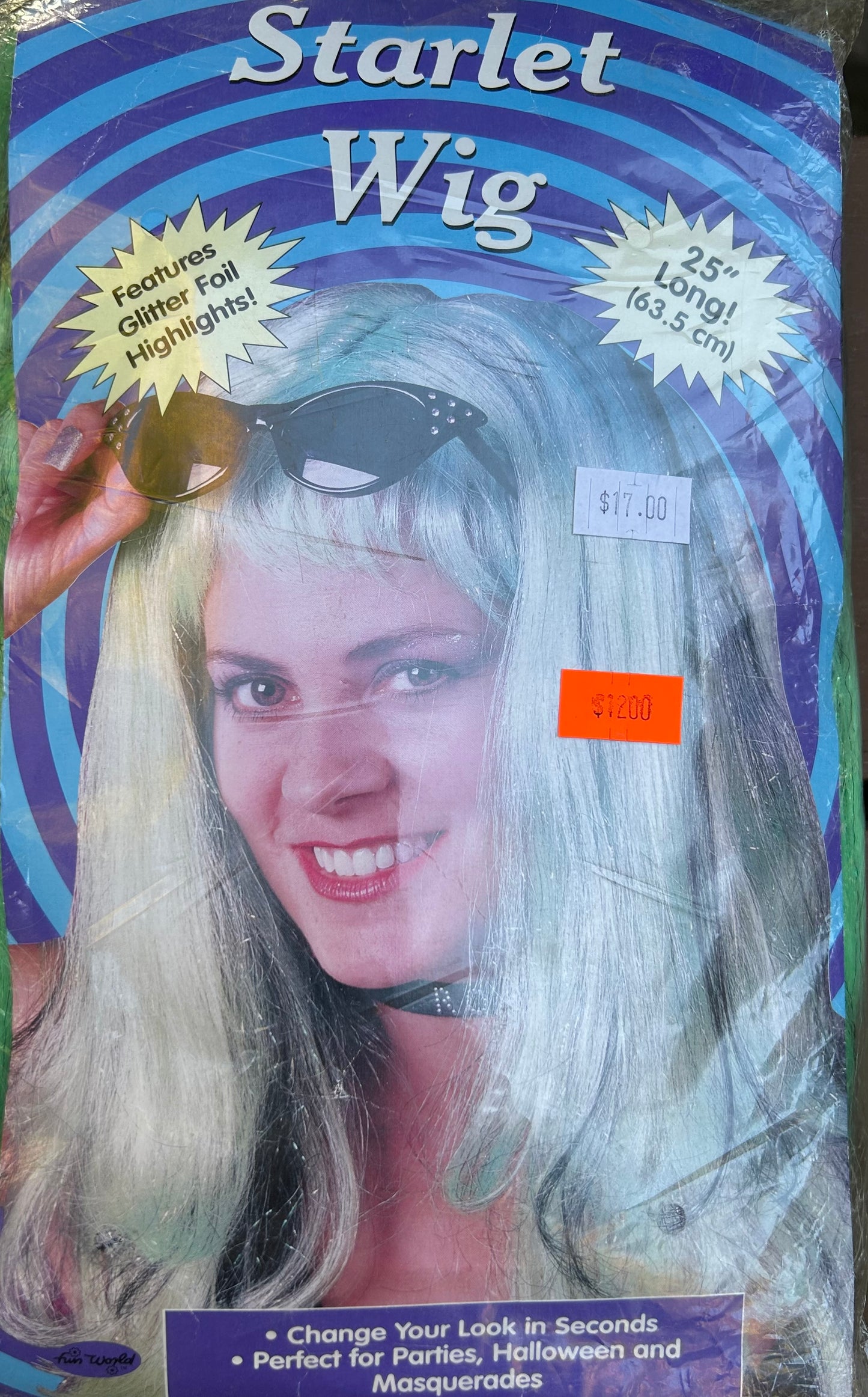 Starlet Long Lime Green with Black Wig 8586 - MISS LESTER'S