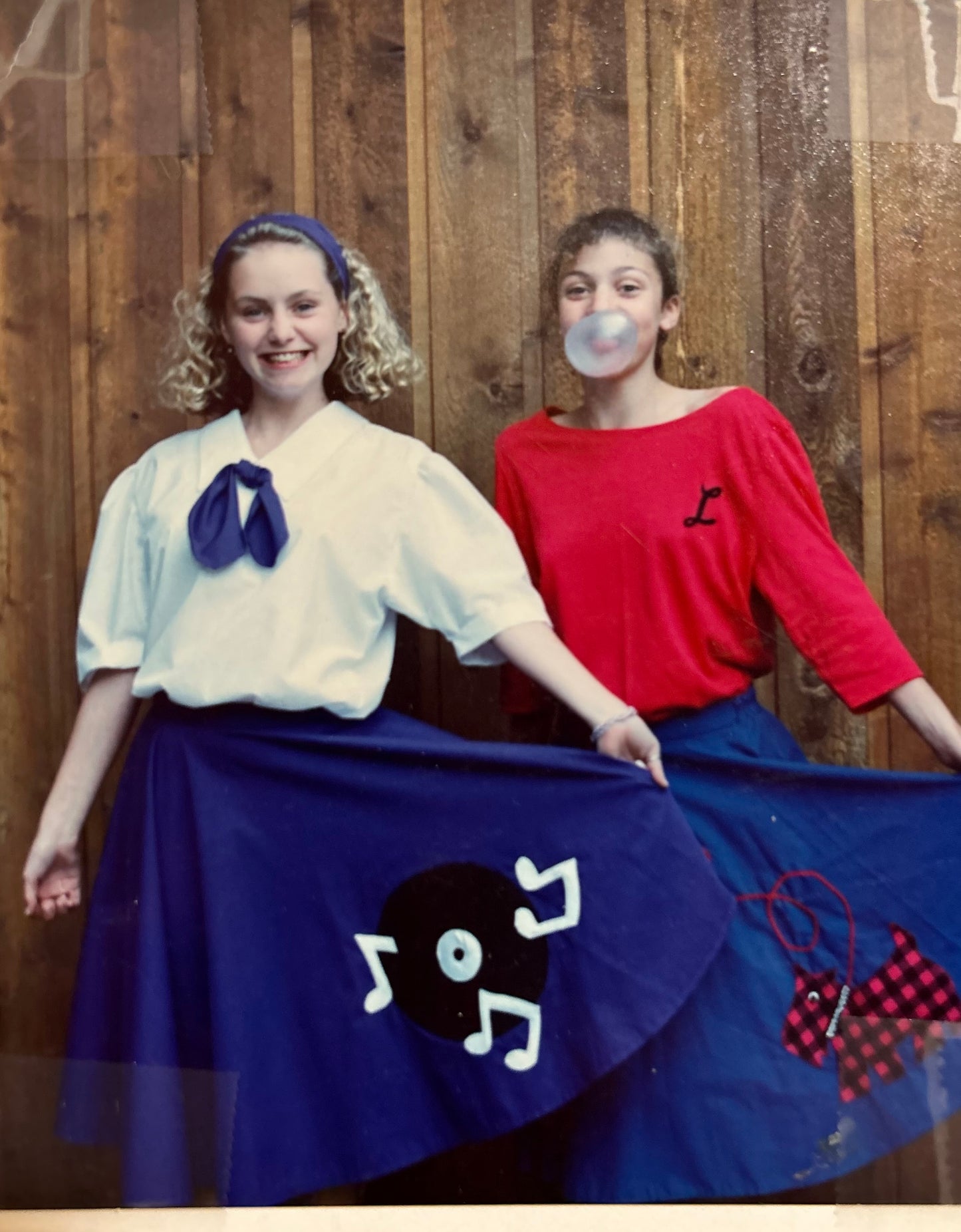 Small Adult 50's Poodle Skirt Purple Record 3 - MISS LESTER'S