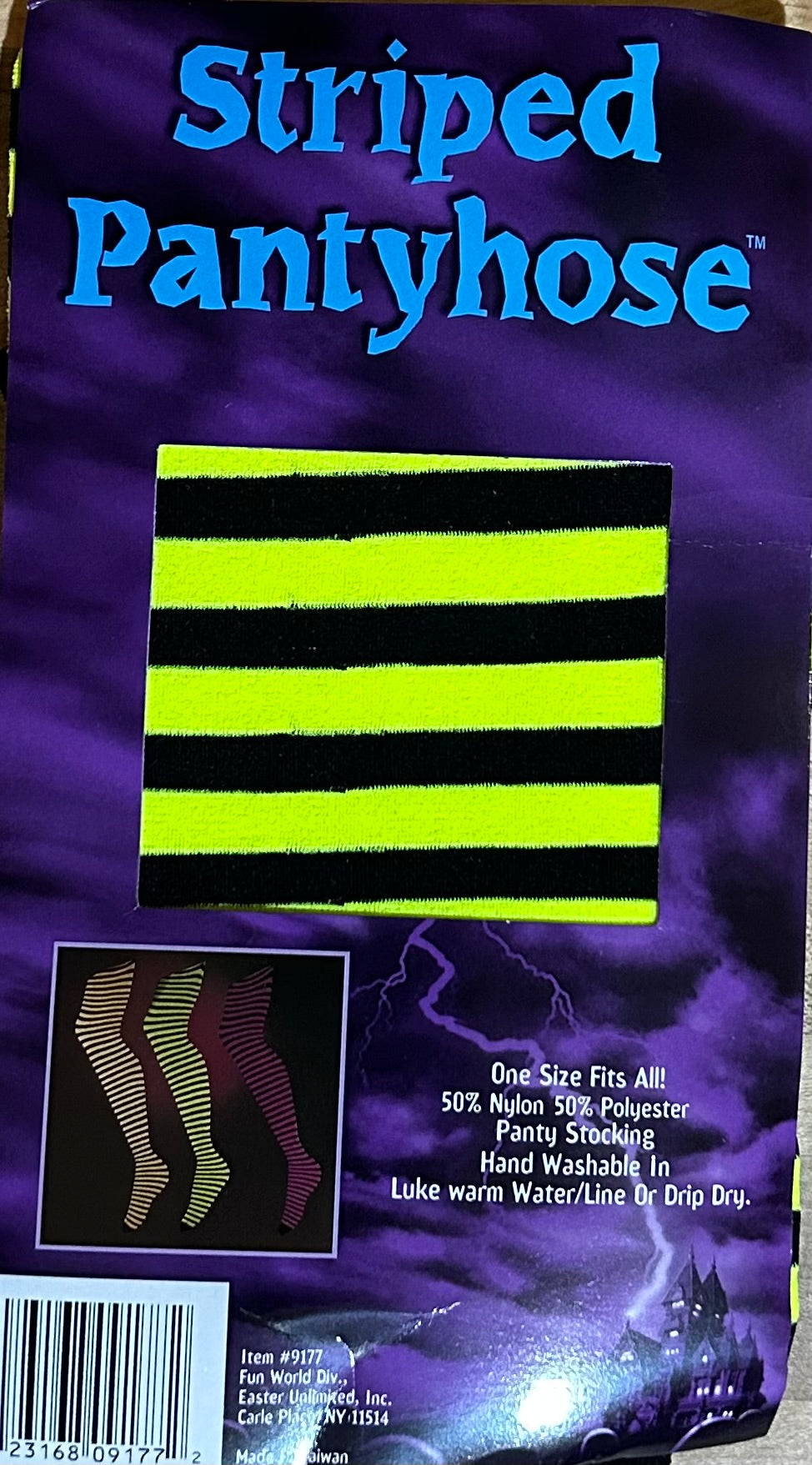 Stripped Panty Hose for Costume 9177 - MISS LESTER'S