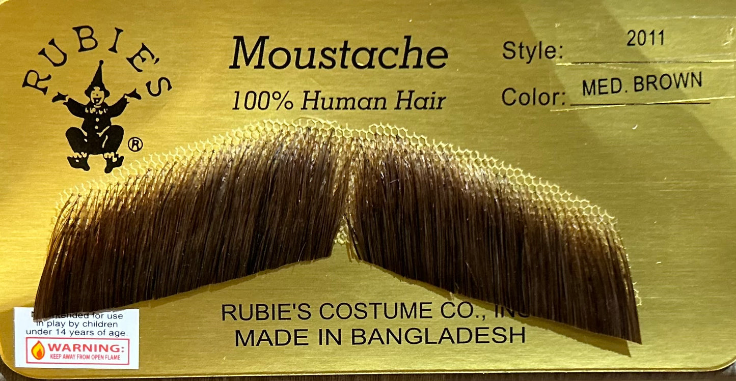 Moustaches 100% Human Hair Reusable - MISS LESTER'S