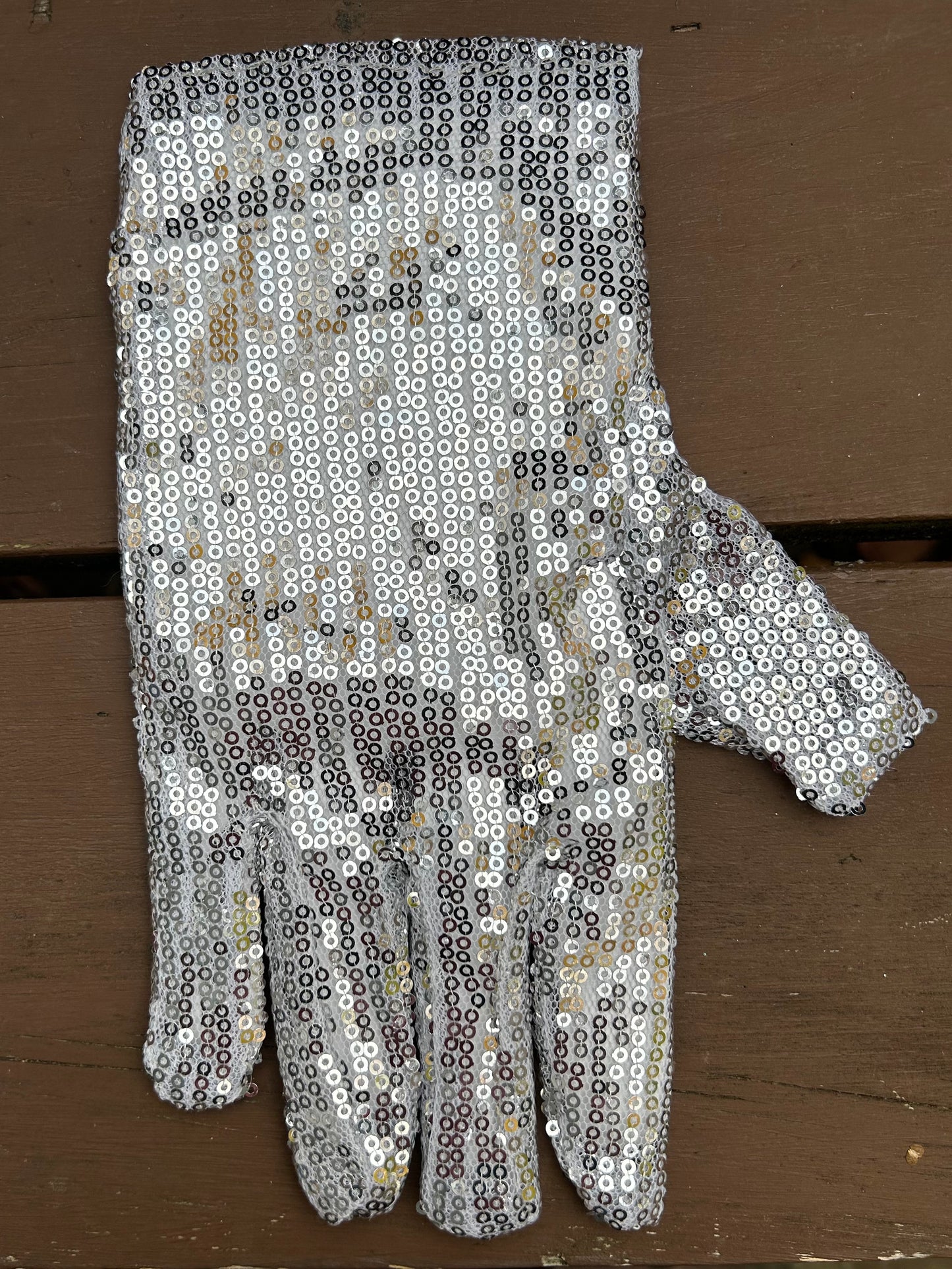 Silver Sequin Glove - MISS LESTER'S
