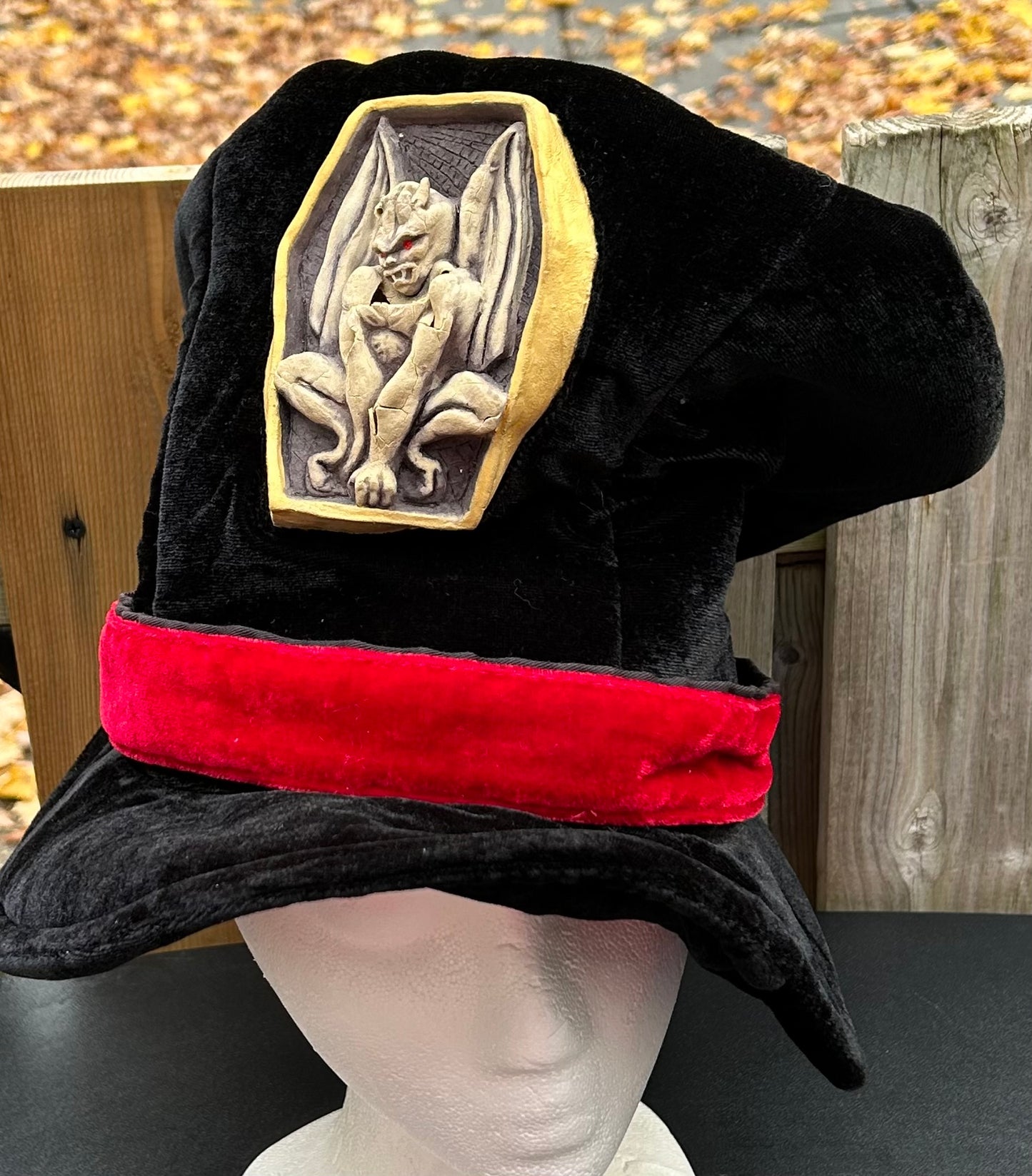 Oversized Velvet Gargoyle Top Hat - MISS LESTER'S