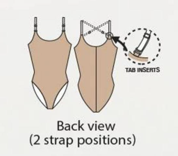 Body Wrappers 260 Nude Body Liner Camisole Leotard Medium - MISS LESTER'S