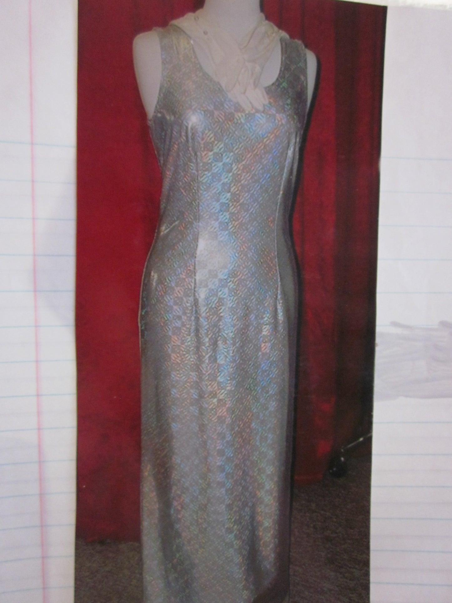 Small Adult Supremes Silver Costume 13 - MISS LESTER'S