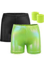 Miss Lester's 035Child Metallic Gymn Shorts - MISS LESTER'S