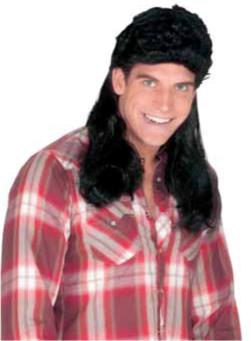 Black Super Mullet Wig 92909 - MISS LESTER'S