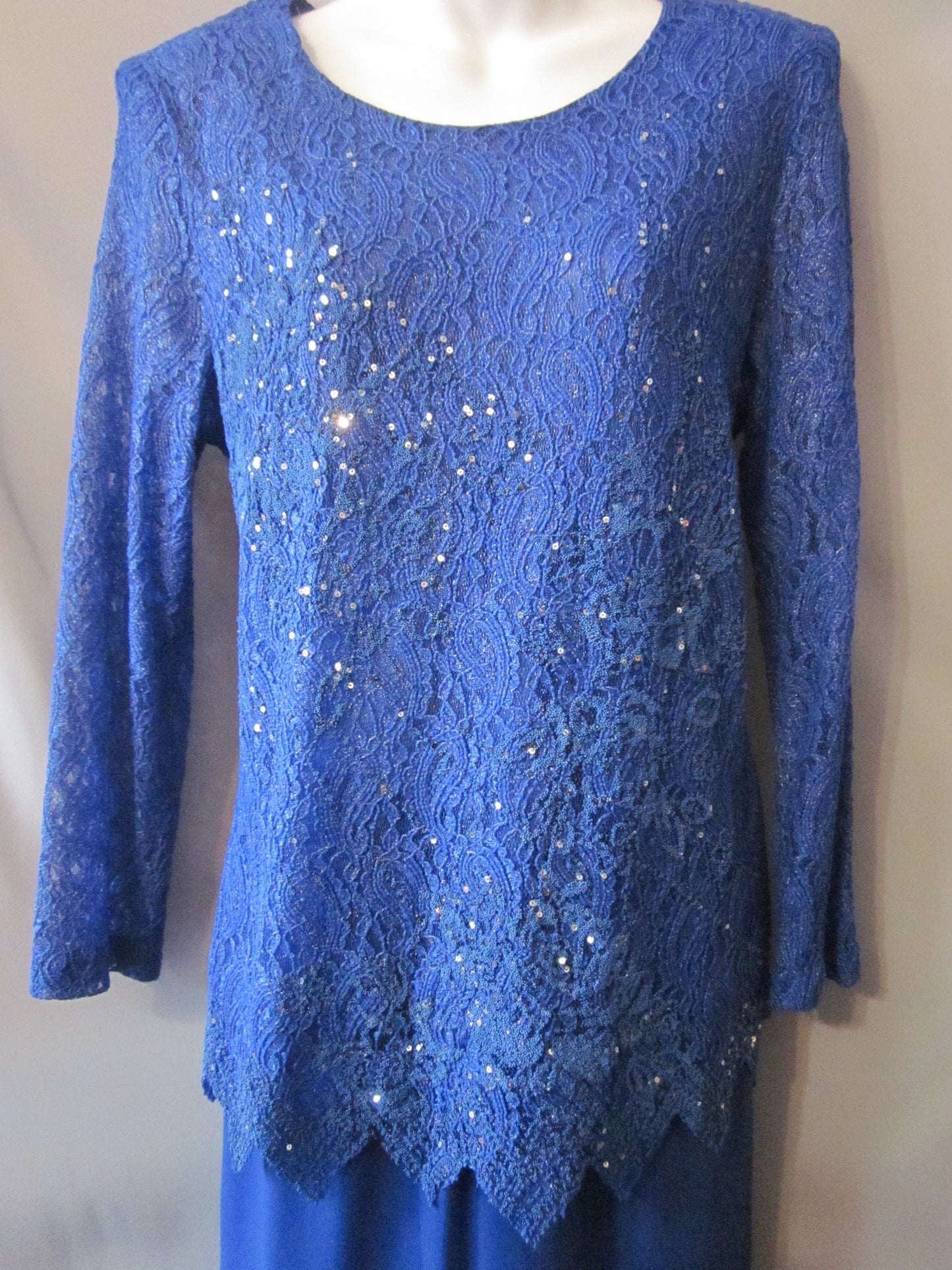 Long Sleeve Pantsuit Size Large Style 3772-1 - MISS LESTER'S