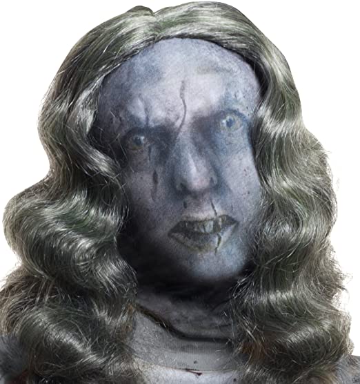 Women's Zombie Mask and Wig Style 39333 - MISS LESTER'S