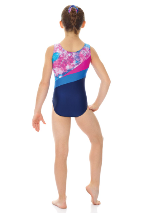 Mondor 7862 Youth 12-14 Pink Sky Gym Leotard - MISS LESTER'S