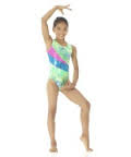 Mondor 7866 Adult Medium Green Light Gym Leotard - MISS LESTER'S