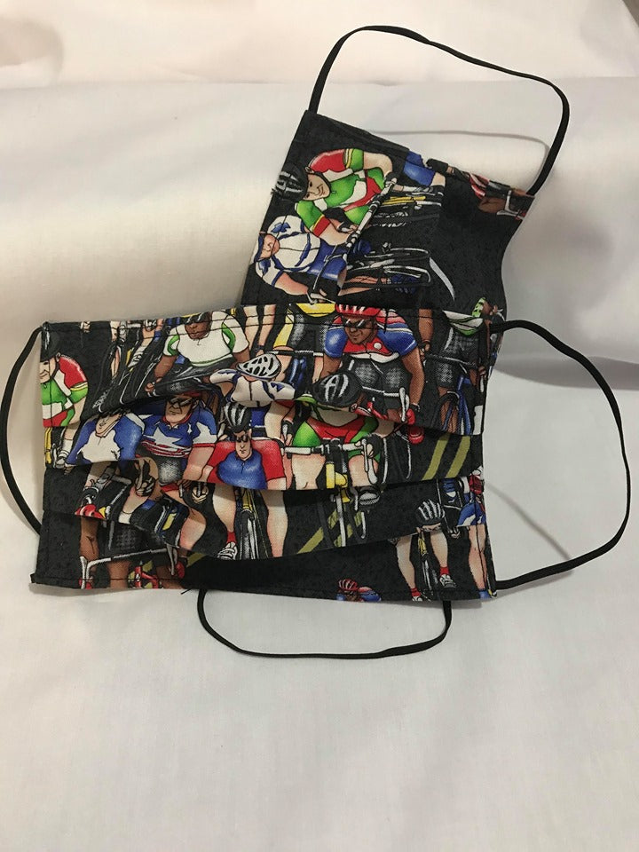 Assorted Child Fabric Masks with Filter Size O/S Style 2023
