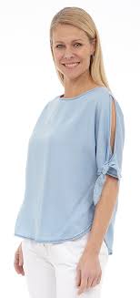Short Sleeve Cold Shoulder Top Style CH-STC - MISS LESTER'S