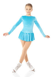 Mondor 2711 Child  4-6 Glitter Skate Dress - MISS LESTER'S 