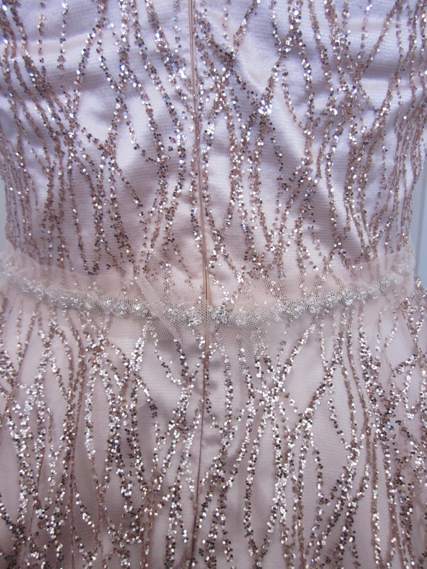 Pink Violet Short Dress Size M Style 3103 - MISS LESTER'S