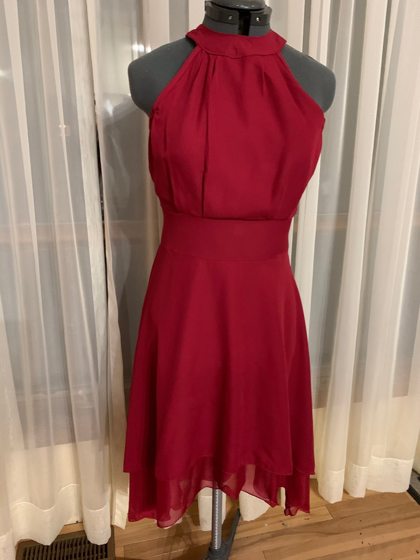 Short Halter Style Dress Size M Style WQZ045 - MISS LESTER'S