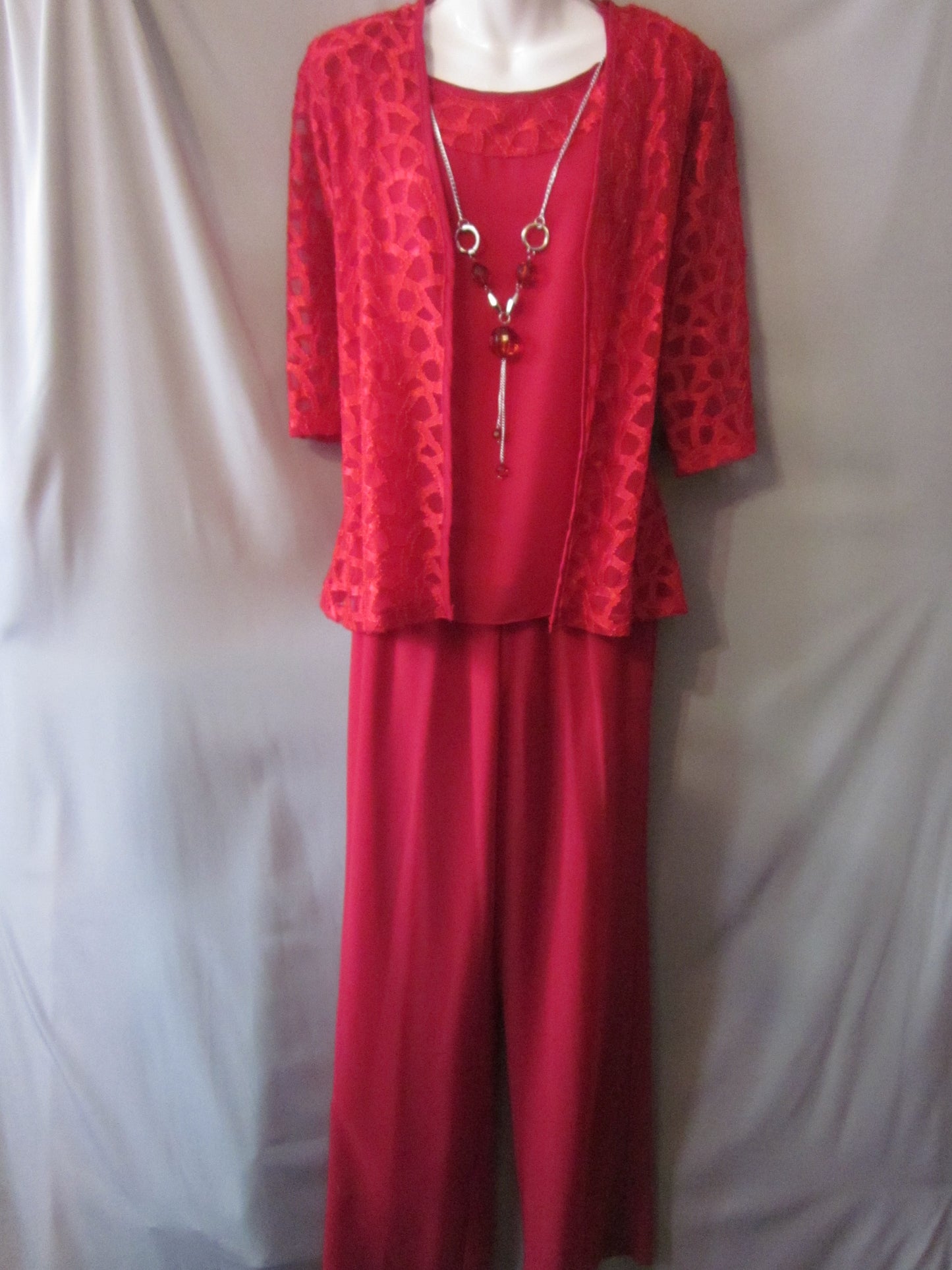 Pantsuit With Jacket Size Medium Style W1507 - MISS LESTER'S