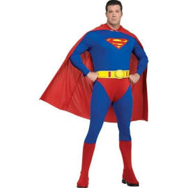 X Large Adult Superman Costume 54 - MISS LESTER'S