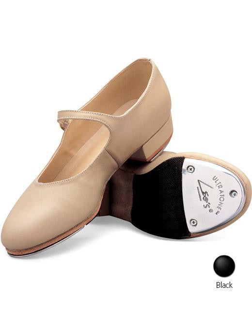 Leo 6026 Tan MS Jazz Tap Shoe - MISS LESTER'S