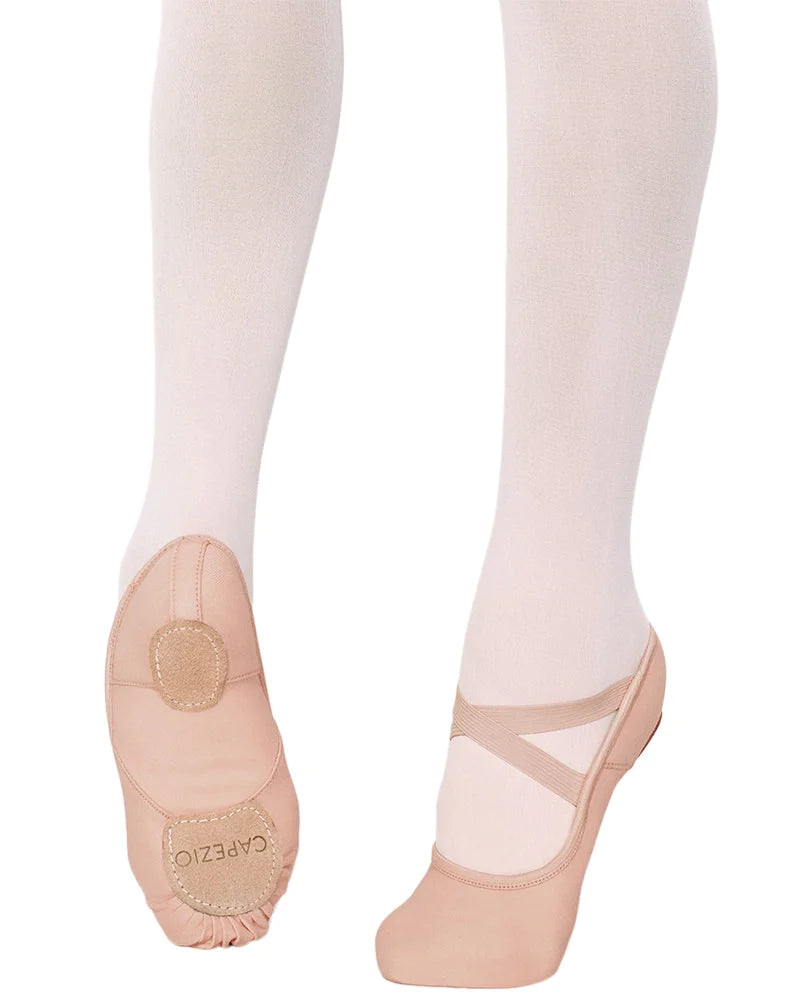 Capezio CG2006 Adult Canvas Nude Ballet Slipper - MISS LESTER'S 
