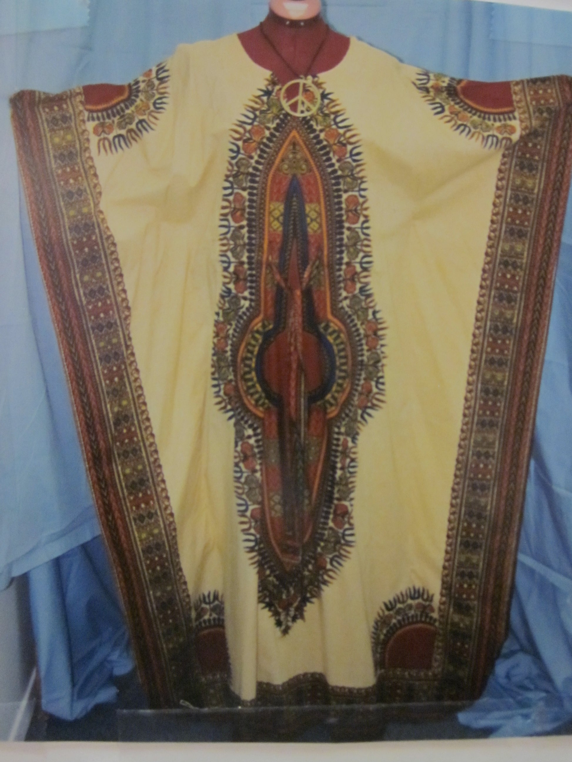 Medium Adult 60's Hippie Caftan 88 - MISS LESTER'S 