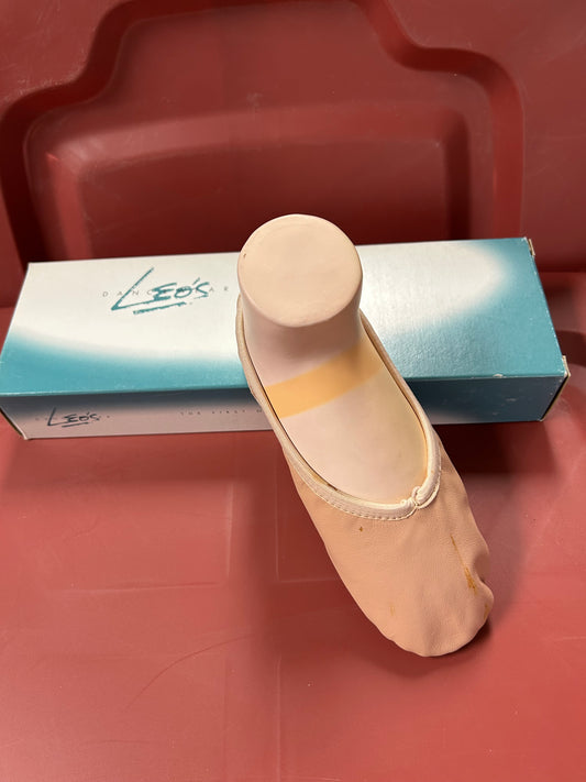 Leo 035  Lycra Leather Ballet  Slipper - MISS LESTER'S 