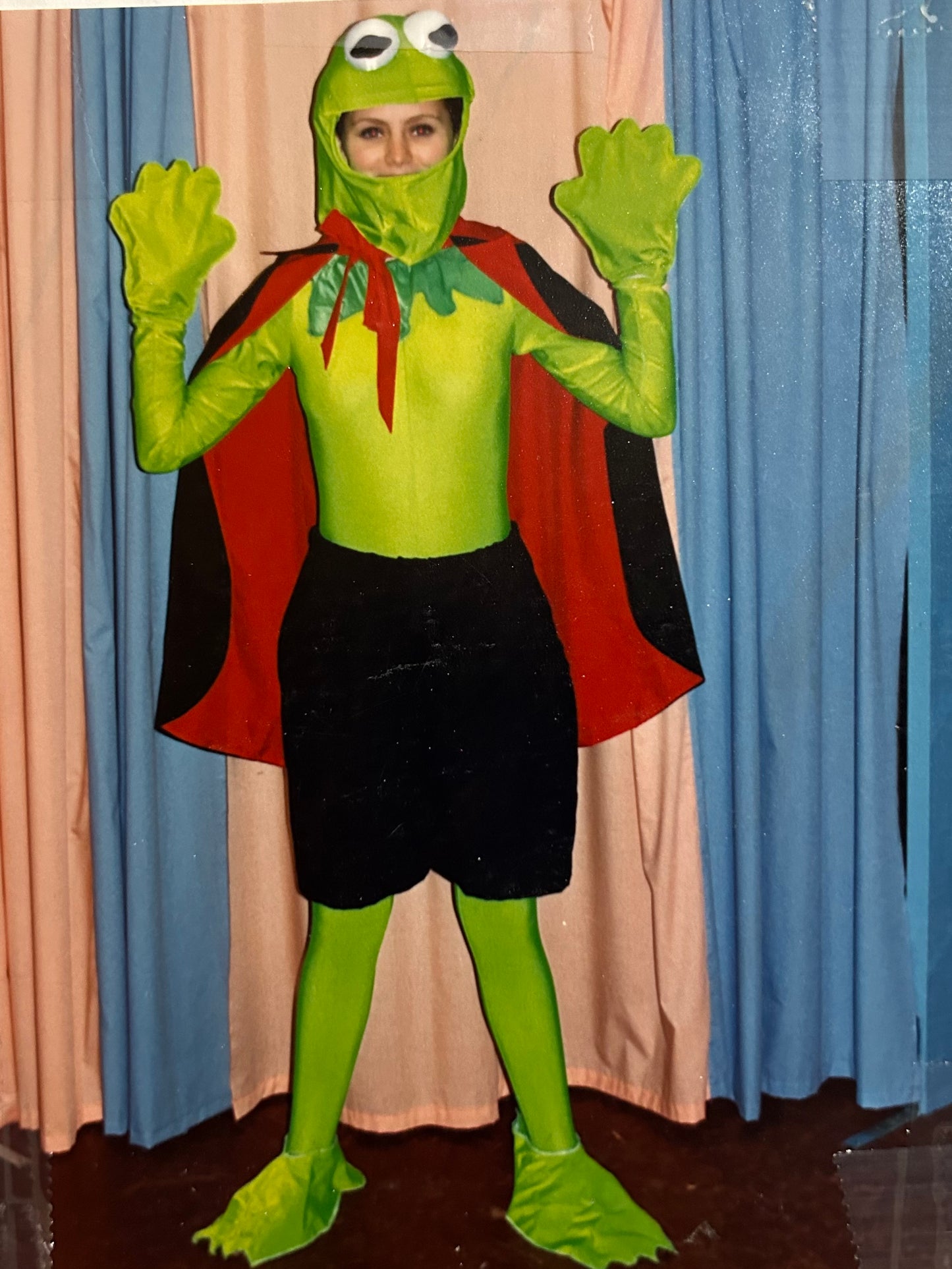 Small Adult Green Frog Costume 7