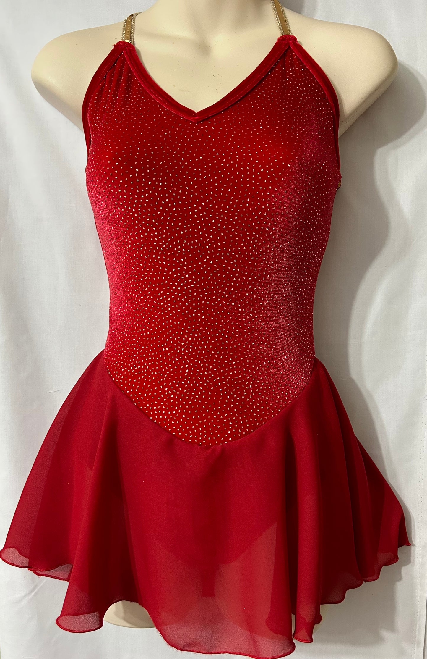 Jerry's 214 Youth 12-14 Red Spark Skate Dress