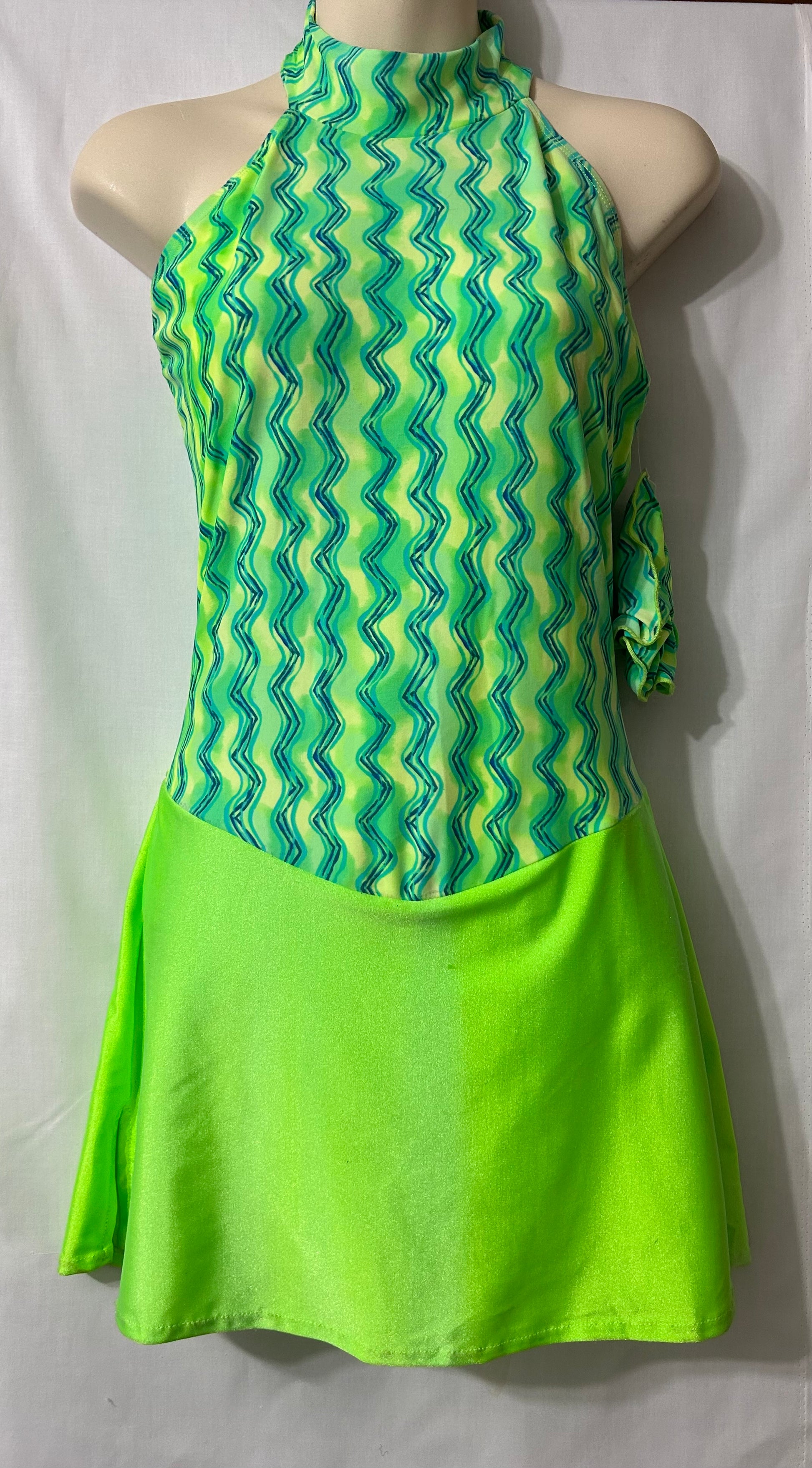 Skate Dress 102 Lime Adult  Medium Lime - MISS LESTER'S 