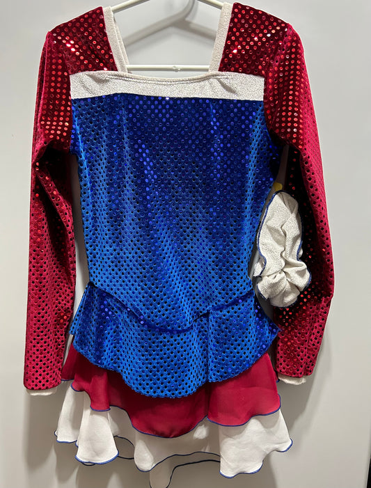Jerry's 695 Youth 8-10 United Sequins Skate Dress - MISS LESTER'S 