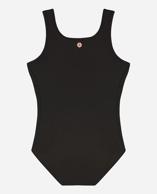 Black PSA Low Back Tank Leotard - MISS LESTER'S 