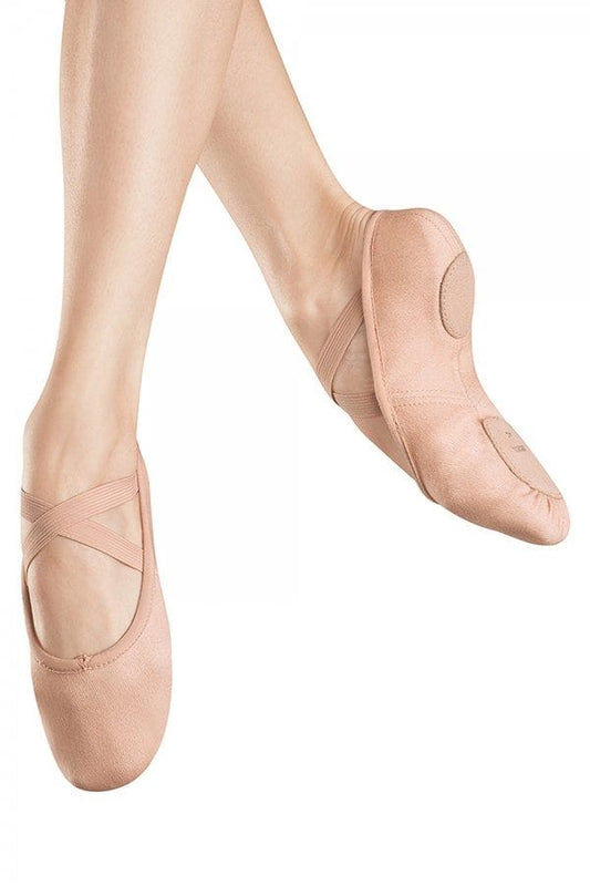 Bloch ASO282L Zenith Split Sole Stretch Canvas Ballet Slipper - MISS LESTER'S 