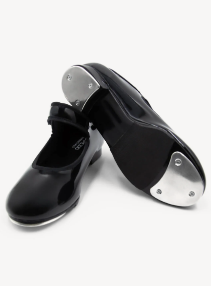 Capezio V725C Velcro Black Patent Tap Shoes - MISS LESTER'S 