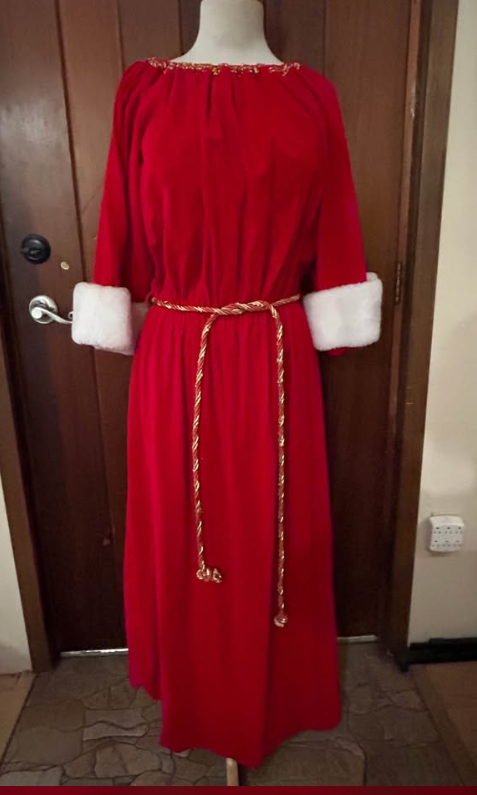 Adult Medium Mrs Santa Costume