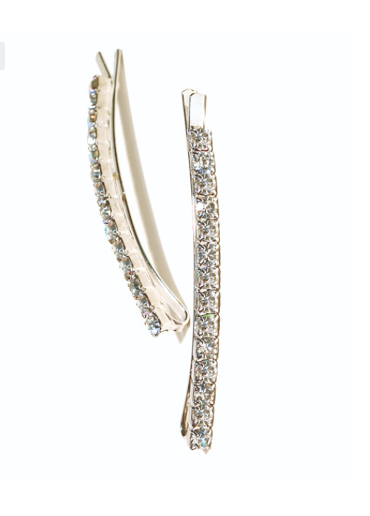 Fh2 2.5 "Crystal Rhinestone Slide Barrette AY0001 - MISS LESTER'S 