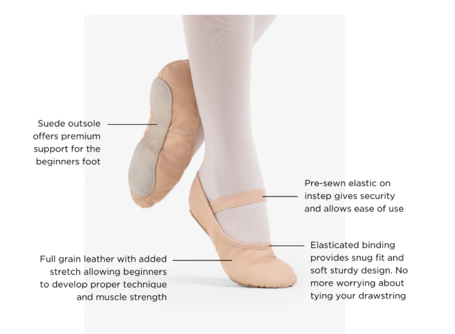 Capezio V100C Luna Ballet Slipper - MISS LESTER'S 