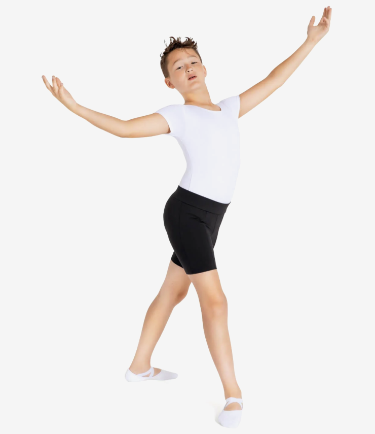 Capezio SE1067B Boys Black Shorts - MISS LESTER'S 