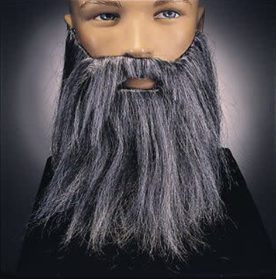 Mens Full Grey Beard 2045 - MISS LESTER'S 