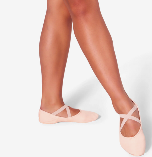 Capezio 2028 Ladies Juliet II Canvas Split Sole Ballet - MISS LESTER'S 