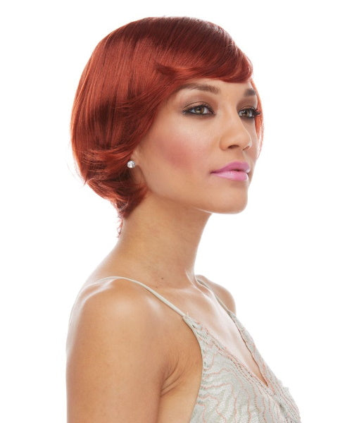 Brassy Auburn Wig 0033 - MISS LESTER'S 