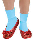 Dorothy Wizard of Oz Child Red SequinShoe Covers  34048