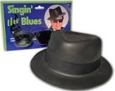 Singing the Blues Adult Hat and Glasses Kit 568
