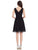 Knee-Length Chiffon V-Neck Dress Size 16 Style 03989