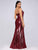 Spaghetti Straps Fishtail Sequin Evening Gown Style EP07339
