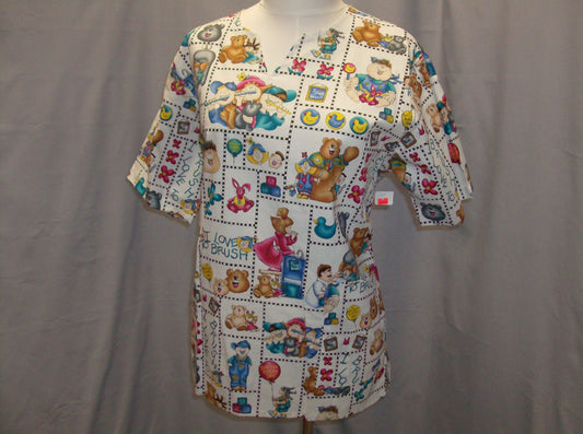 Medical Uniform Pattern Tops Style LES32 - MISS LESTER'S 