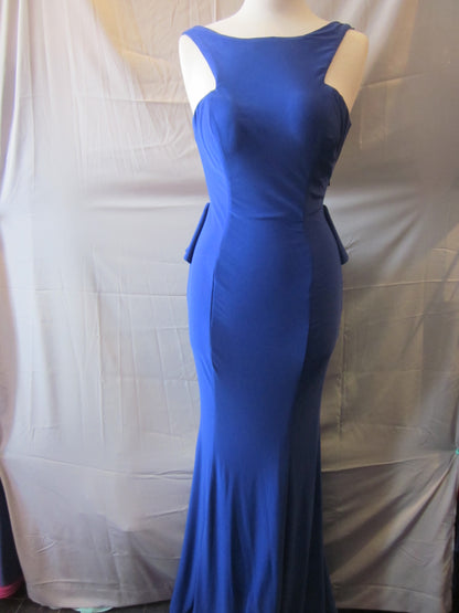 Fitted Flattering Long Knit Gown  Size 4 Style 364 - MISS LESTER'S 