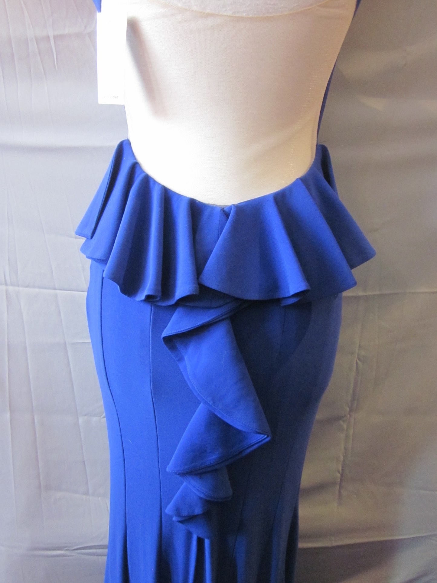 Fitted Flattering Long Knit Gown  Size 4 Style 364 - MISS LESTER'S 