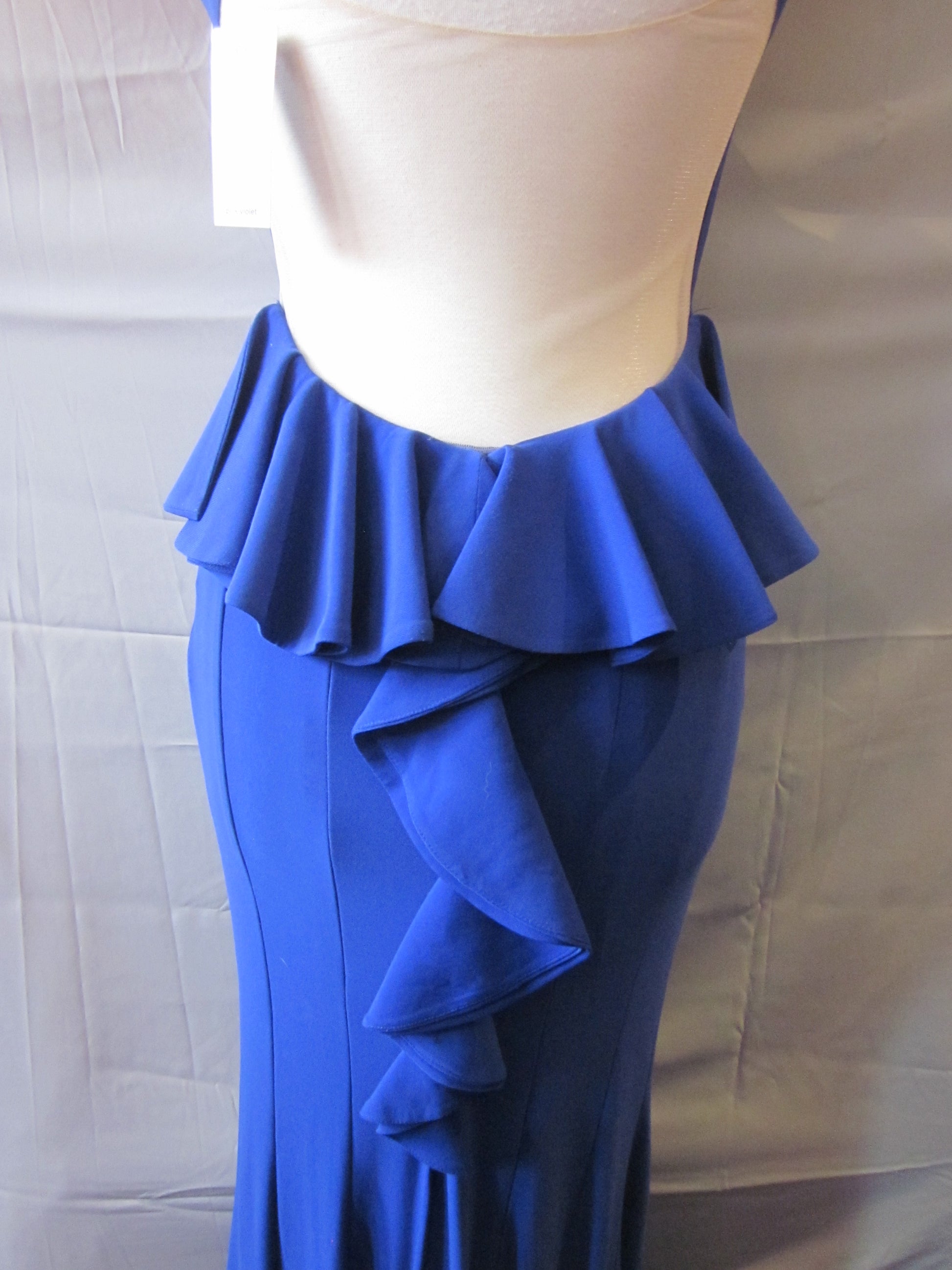 Fitted Flattering Long Knit Gown  Size 4 Style 364 - MISS LESTER'S 