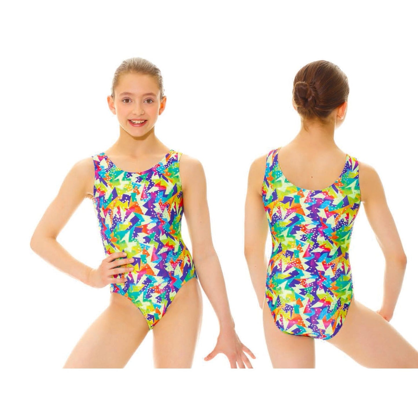 Mondor 27822 Printed Gym Leotards - MISS LESTER'S 